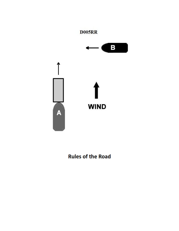 Rules of the Road Question 241 diagram