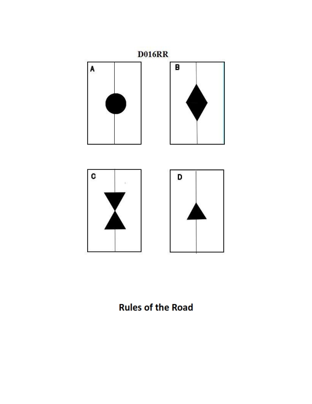 Rules of the Road Question 587 diagram