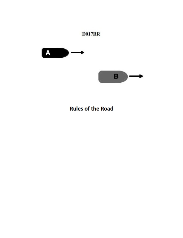 Rules of the Road Question 1 diagram