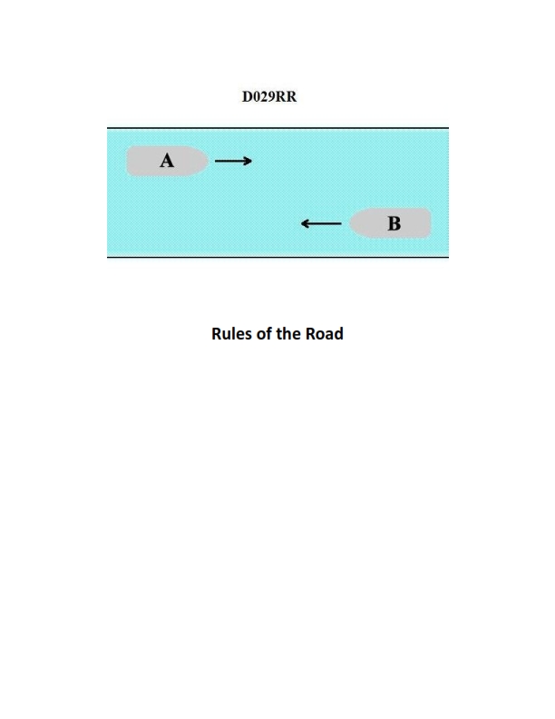 Rules of the Road Question 128 diagram