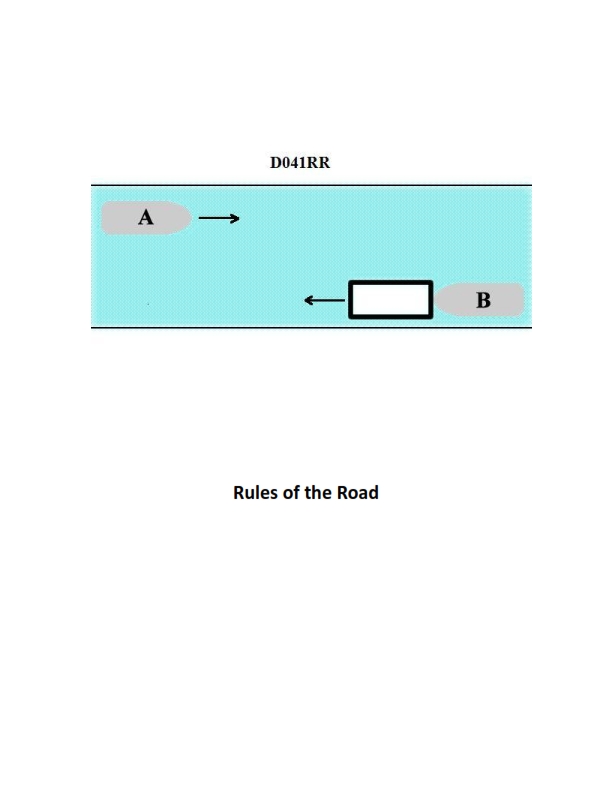 Rules of the Road Question 162 diagram