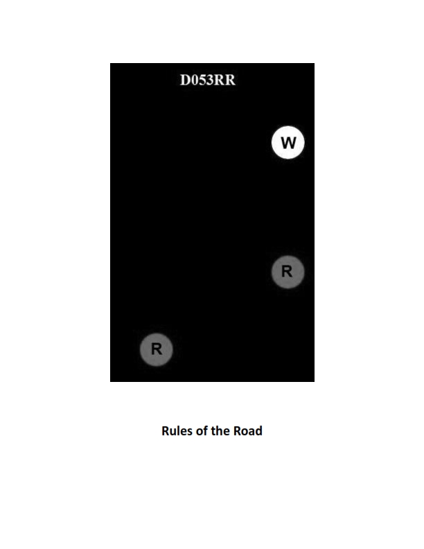 Rules of the Road Question 511 diagram