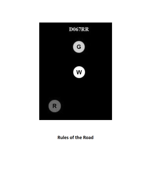 Rules of the Road Question 495 diagram